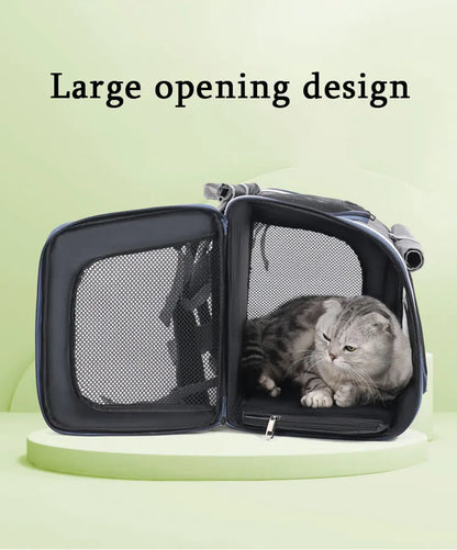 Bicycle Carrying Cat Dog Pet Bag Portable Backpack Organizer