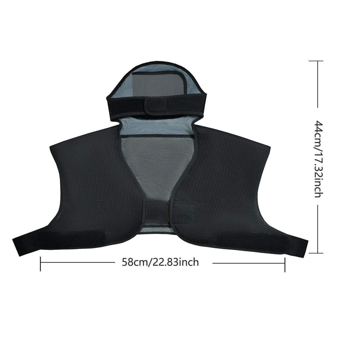 Electric Heated Vest Massage Shawl  3-Level Heat Timer Shoulder Back Muscle Relax
