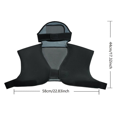 Electric Heated Vest Massage Shawl  3-Level Heat Timer Shoulder Back Muscle Relax