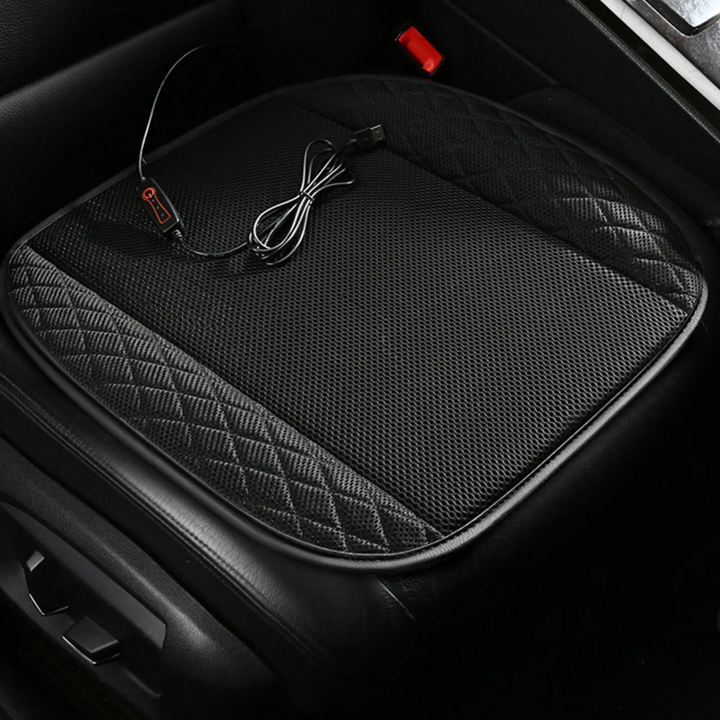 12V Cooling Car Seat Cushion Cover With Air Ventilated Fan Conditioned Cooler