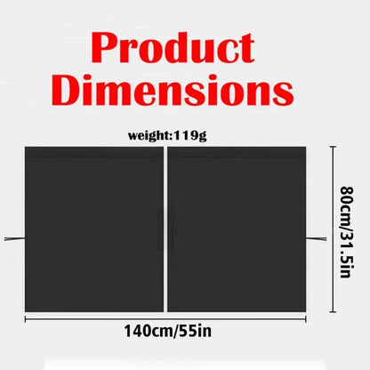 Taxi Car Isolation Curtain Partition Protection  2 Pcs/set