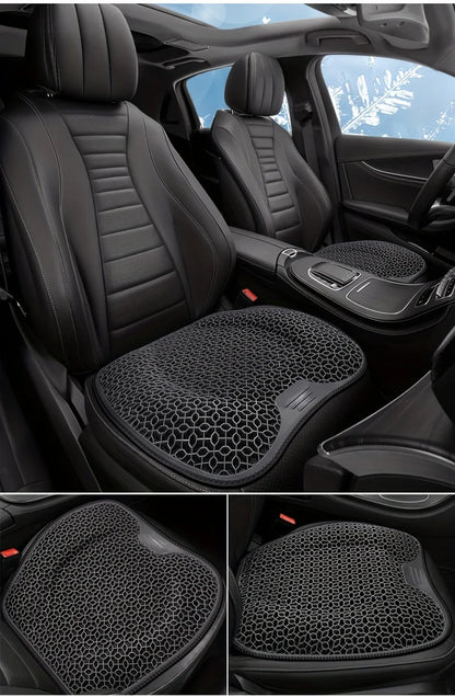 1pc Gel Seat Cushion - Honeycomb Design for Car/Office | Breathable