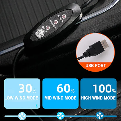Car Summer Cool Air Ventilation Breathable Ice Silk Seat Cushion