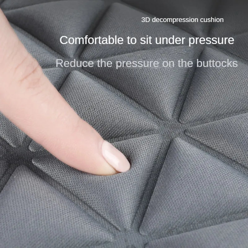 Car Breathable Fabric 3D Triangular Convex Hip Massage Cushion