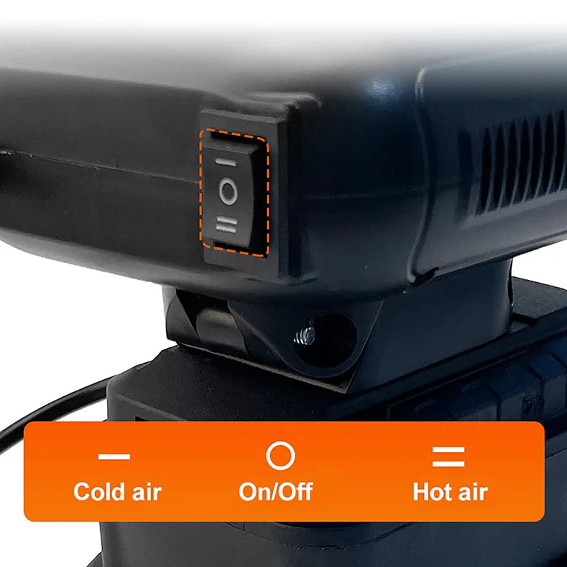 Car Winter Heater Dual USB Ports Defrost Cooling and Heating Dual Function Fan