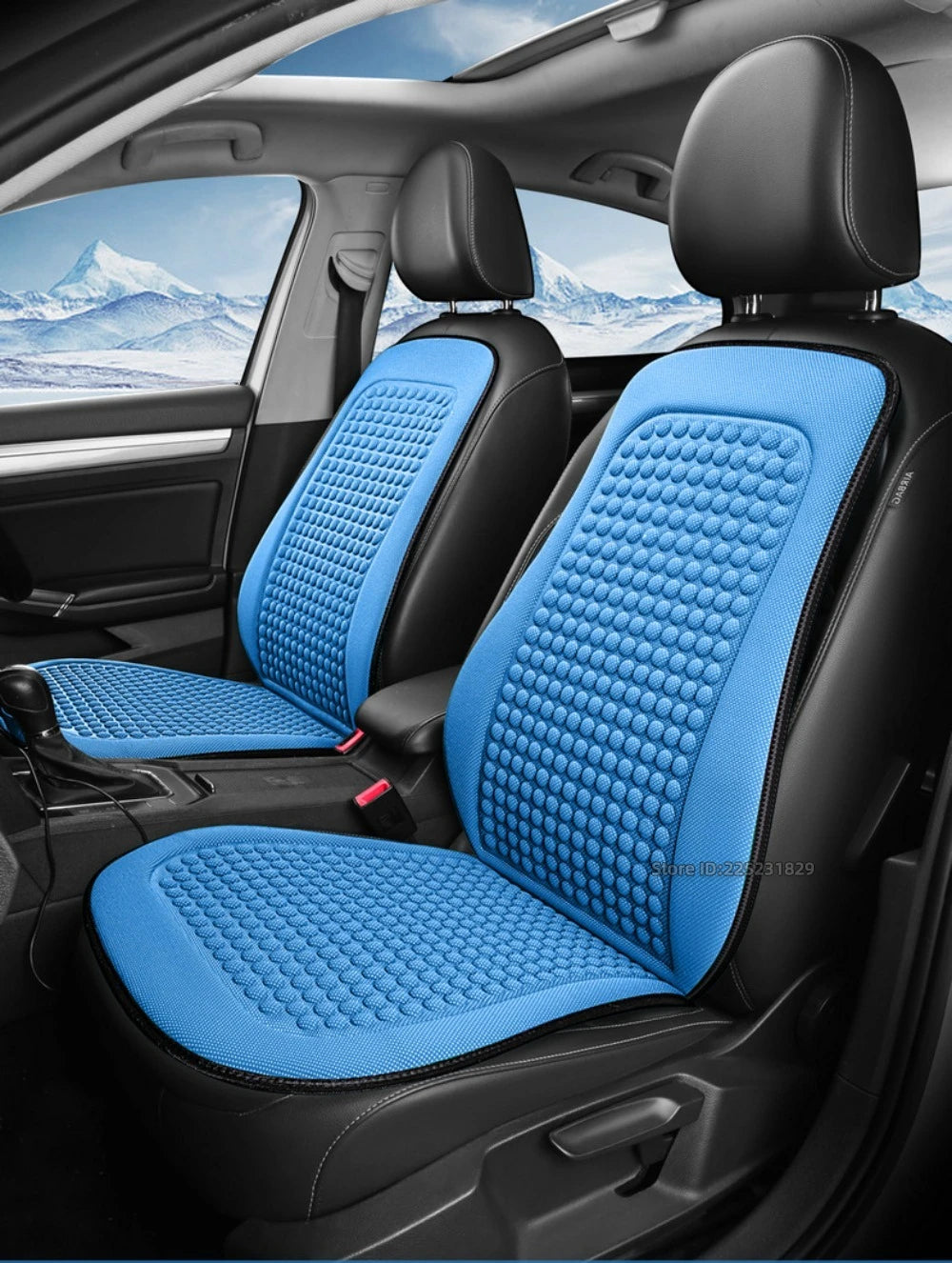 Auto Car Suv Truck Van Summer Cool Ice Silk Seat Cushion