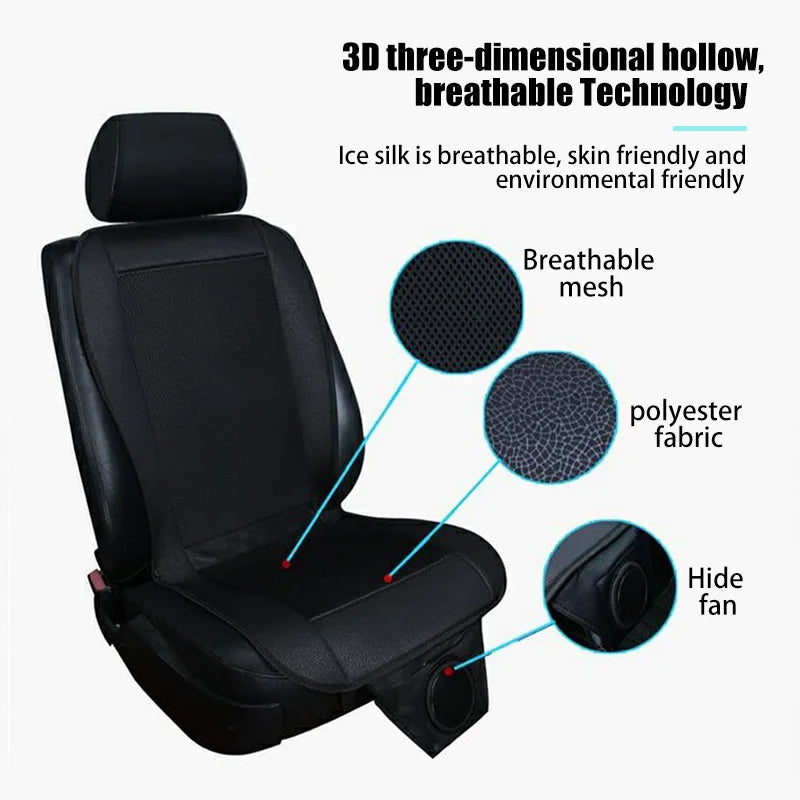 Car 3D Spacer DC 12V Summer Cool Air Seat Cushion