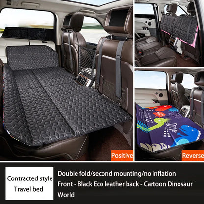 Car Non-inflatable Back Seat Folding Safety Mattress Travelling Mattress