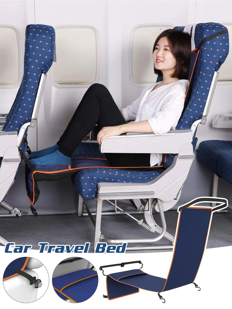 Car Travel Hammock Childen Adults Long Distance Travel Sleeping Bed Bus