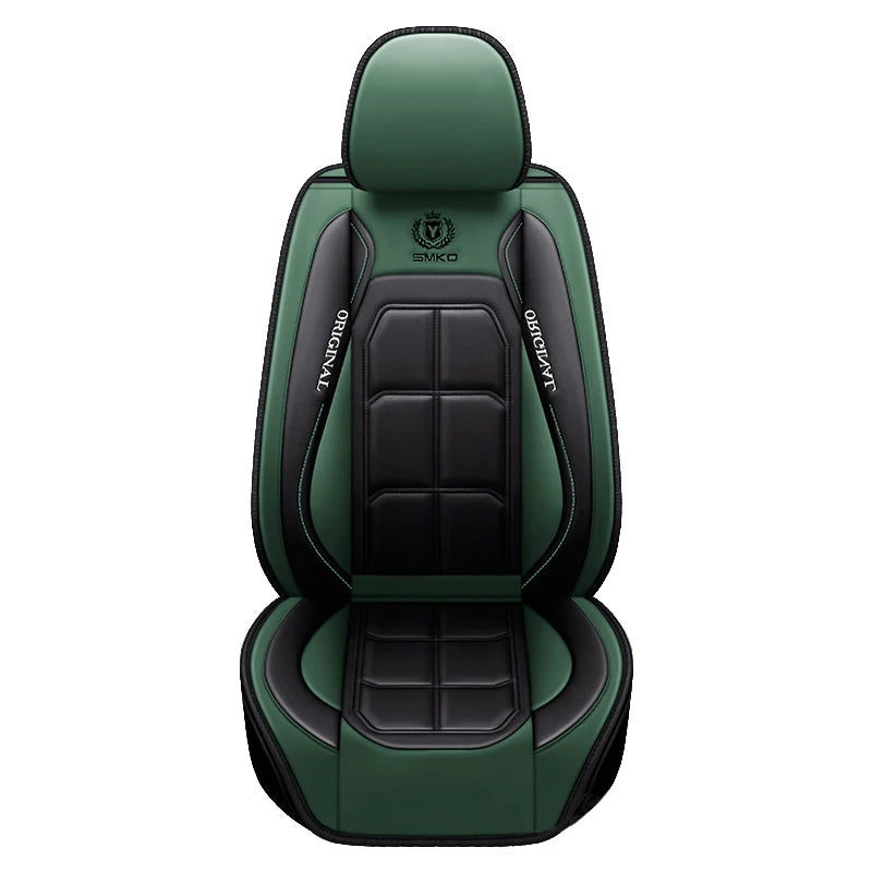 Car Luxury Pu Leather Universal Auto Front Seat Protective Seat Cushion