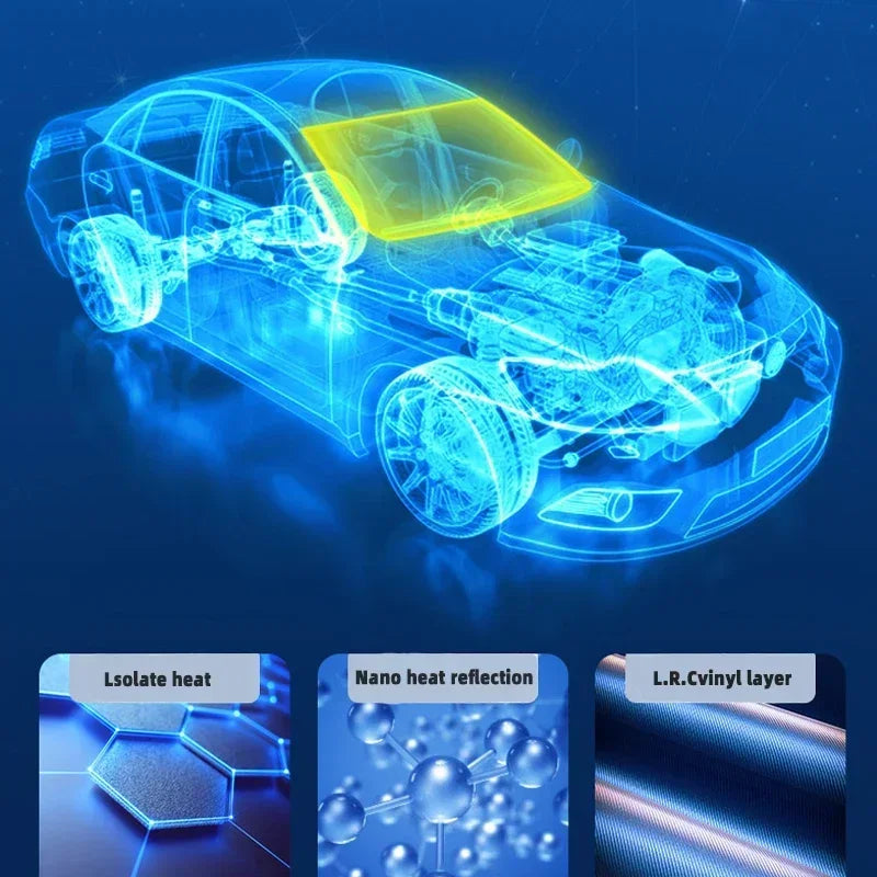 Car Sunshade Umbrella UV Summer Sun Protection