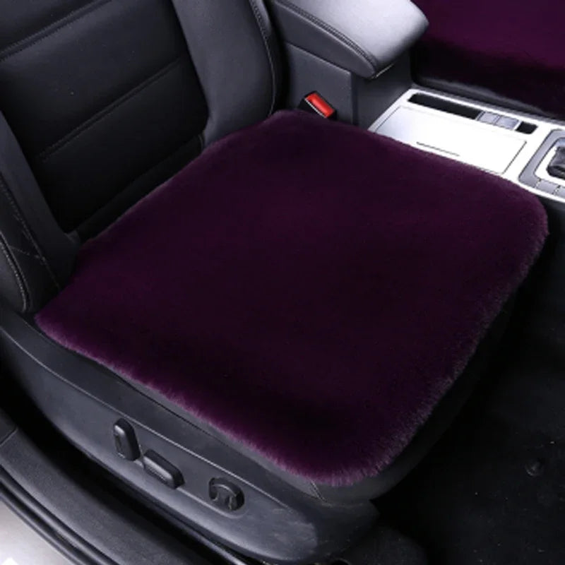 Universal Car Front Seat Plush Winter Warm Soft Seat Cushion