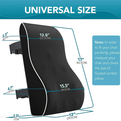 Car Memory Foam Lumbar Support Pillow Lumbar Cushion