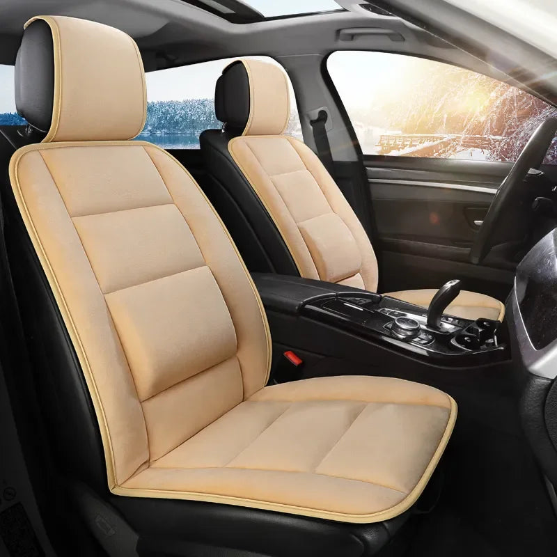 Car Plush Solid Waist Wear-resistant Winter Warm Comfort General Seat Cushion