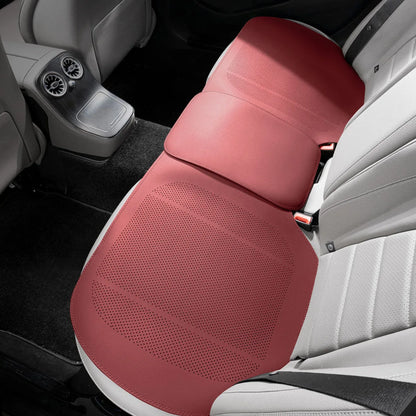 Car PU Leather Cooling Breathable Non Slip Thin All Season Universal Seat Cushion