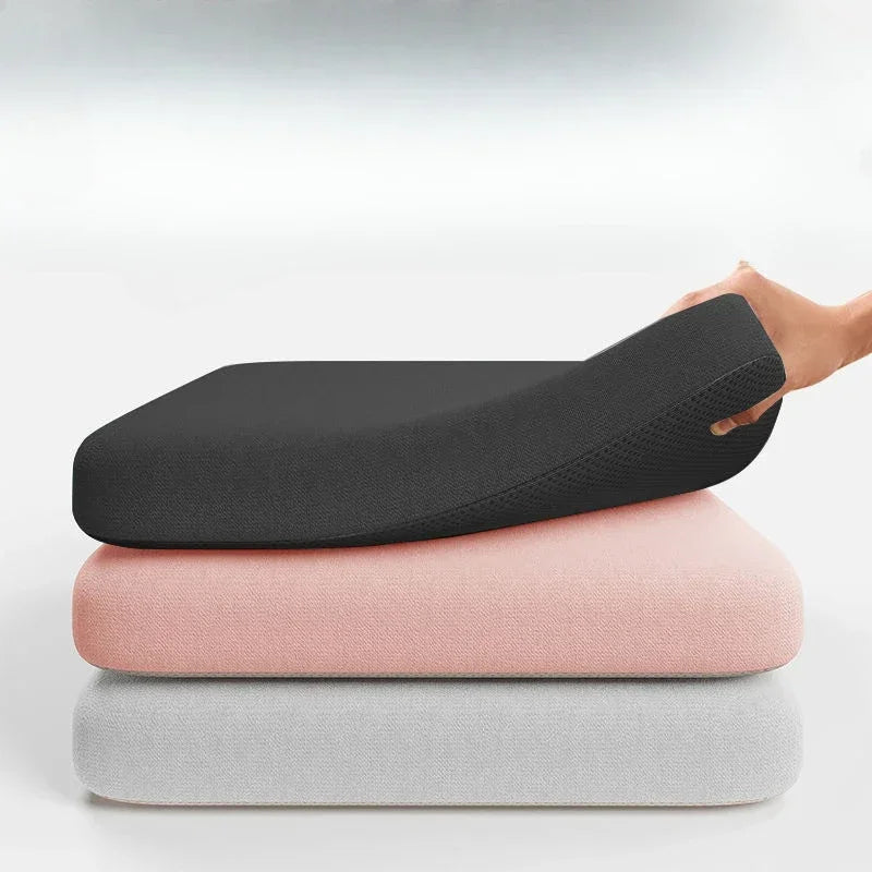 Car Office Chair Pad Ultra Thick Soft Foam Support Lumbar Seat Cushion