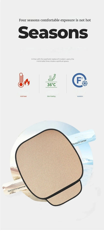 Car Summer Cool Seat Cushion Breathable Comfort Covers