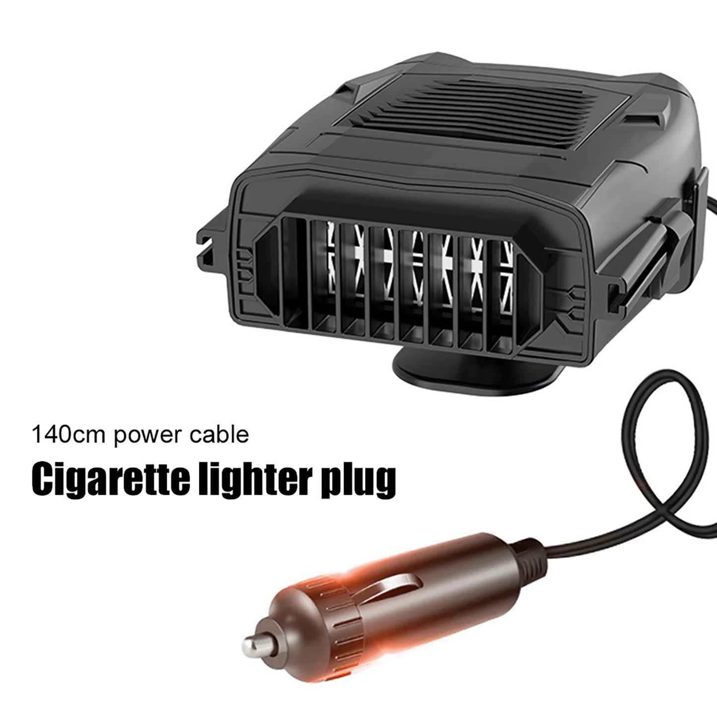 12V Electric Portable Cooling Heating Fans Heater 150w