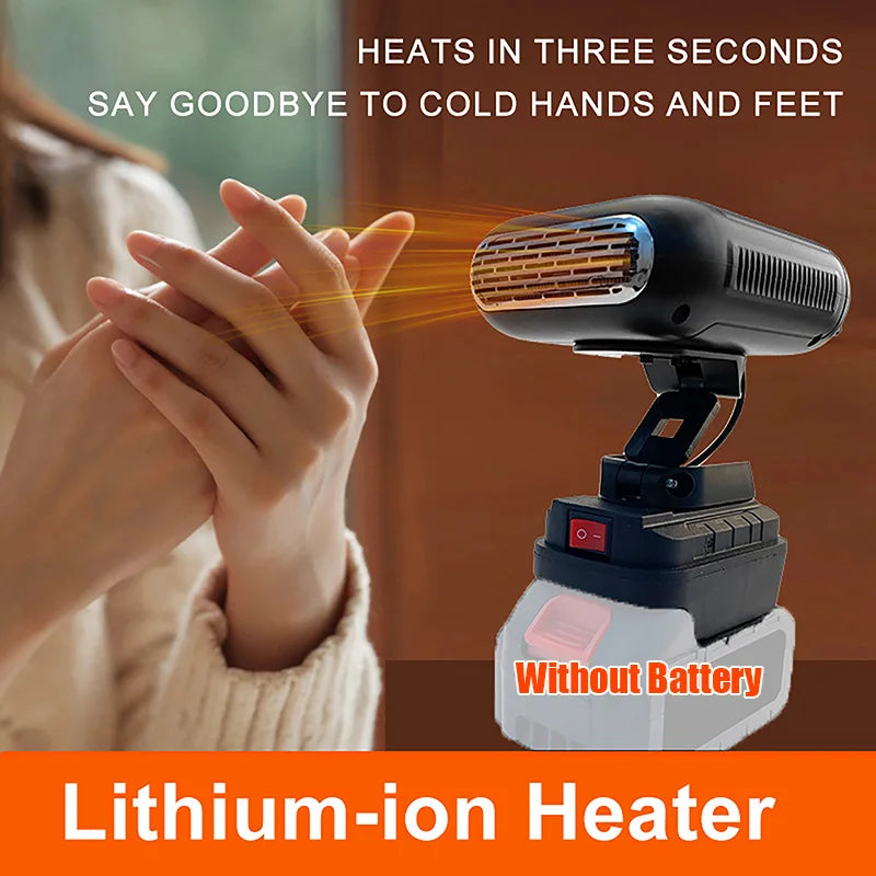 Car Winter Heater Dual USB Ports Defrost Cooling and Heating Dual Function Fan