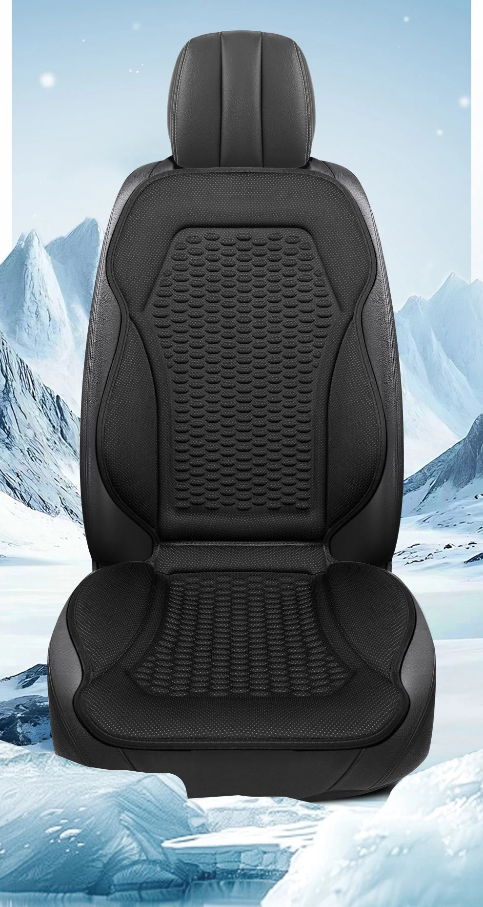 3D Textured Breathable Cooling Summer Car Seat Cushions