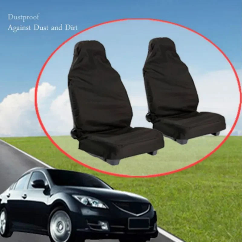 2PCS Car Front Seat Protector Cover Universal Waterproof Auto Seat Covers