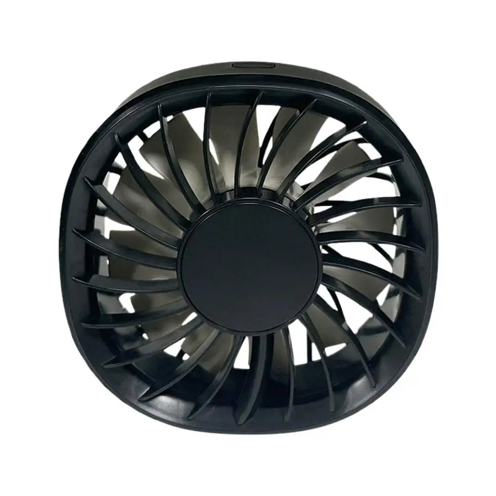 Car Powerful USB Colorful LED Light Low Noise Vent Clip Fan