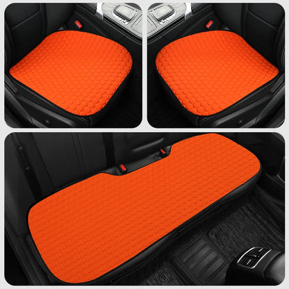 Car Summer Breathable Linen 3D Ice Silk Cushion 3 Pcs