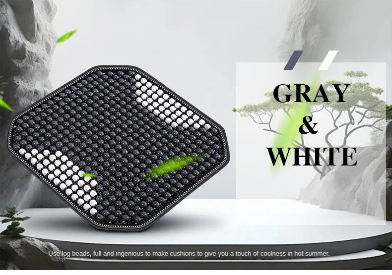 Summer Wooden Beads Seat Cushion  Cool and Breathable Comfortable Multi-occasion Use