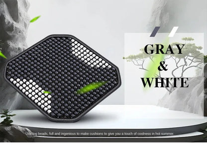 Summer Wooden Beads Seat Cushion  Cool and Breathable Comfortable Multi-occasion Use