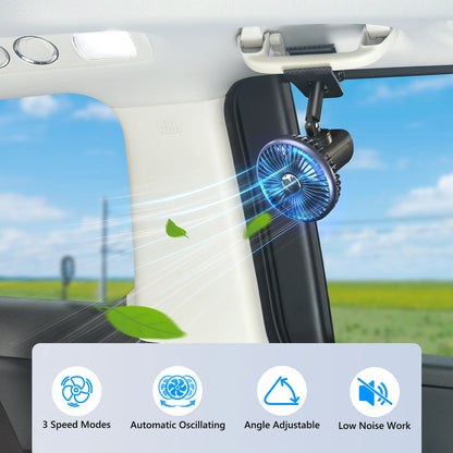 Car Summer USB Air Conditioner Ambient Fans