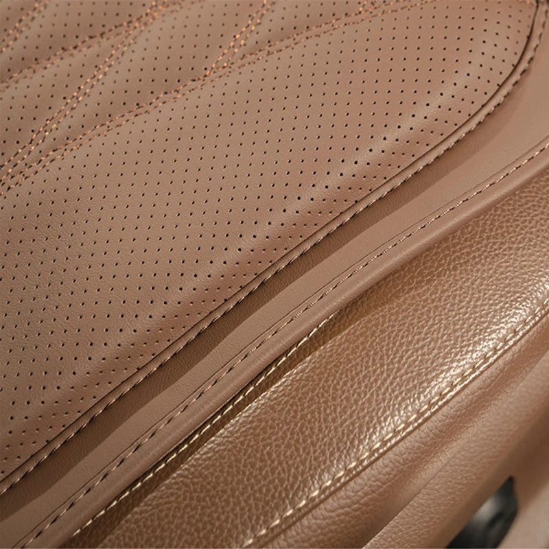 Car Seat Breathable Leather Waist Cushion Protector