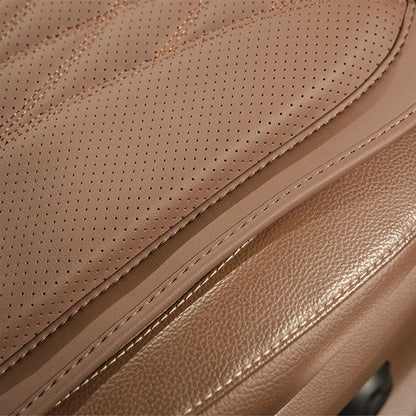 Car Seat Breathable Leather Waist Cushion Protector