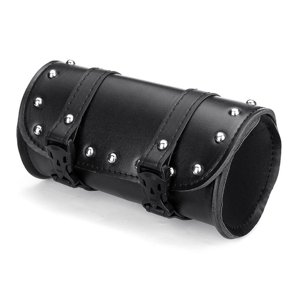 Motorcycle Harley Leather Front Fork Tool Saddlebags Pouch Luggage Organizer