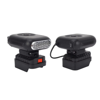 Car Rechargeable Portable  Adjustable Efficient Heat Fan Winter Essential