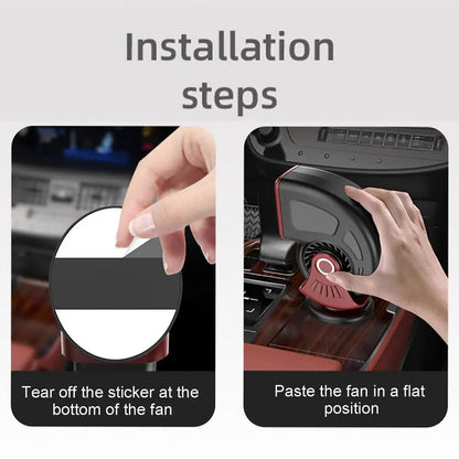 2 IN 1 Car Cooling Heating Dual-Purpose Portable Winter Warm Fan Defogger
