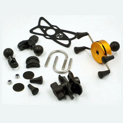 Motorcycle Bike Universal Aluminum Alloy Handlebar Mirror Holder Stand