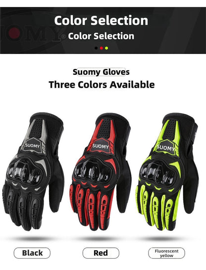 Motorcycle Skiing Winter Riding Warm Shockproof Slip-Resistant Gloves