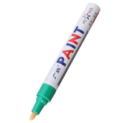 12pcs Color Tyre Permanent Paint Pen Tire Metal Ink Marker Trendy