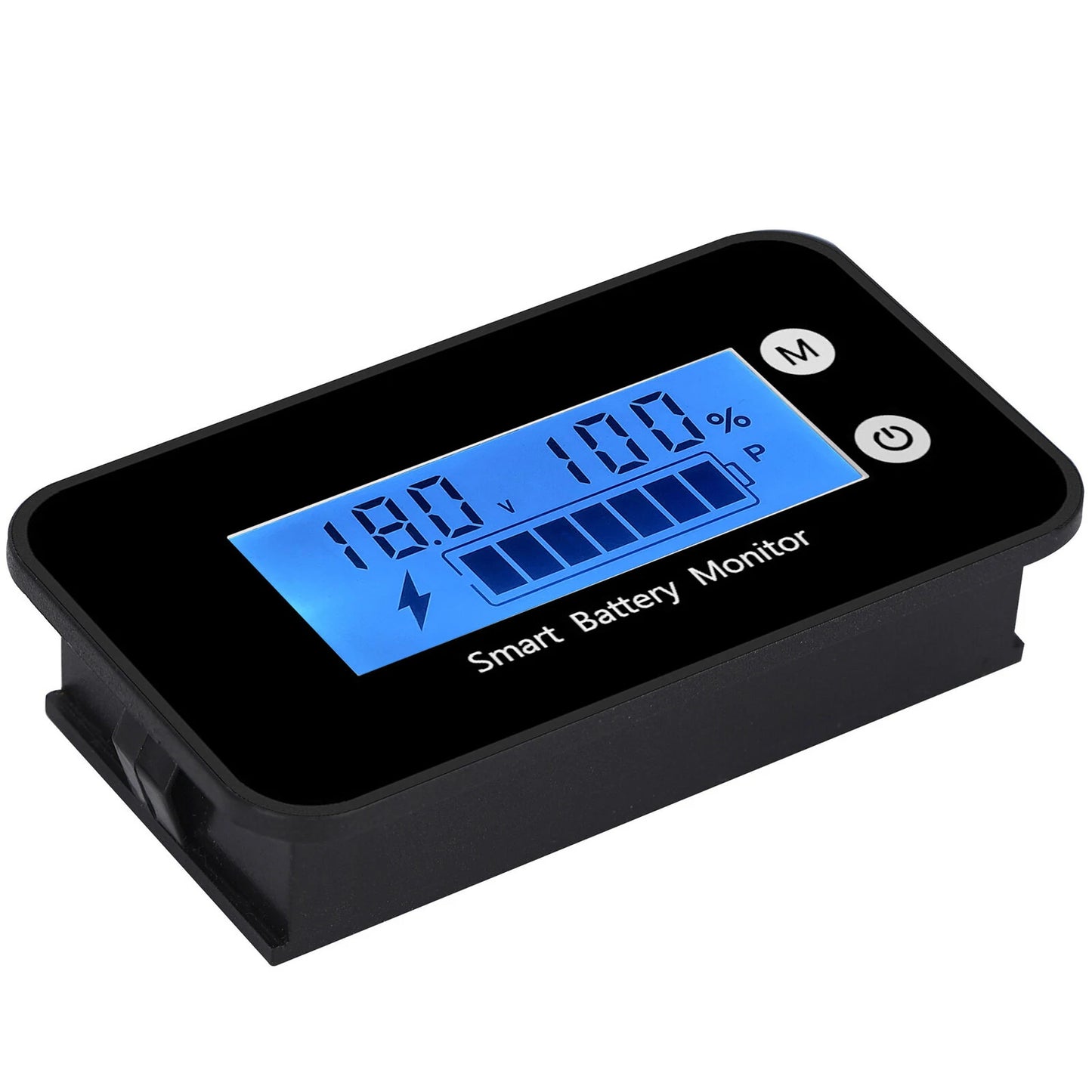 Car Motorcycle Battery Monitor LiFePO4 Lithium Waterproof with Bracket Display