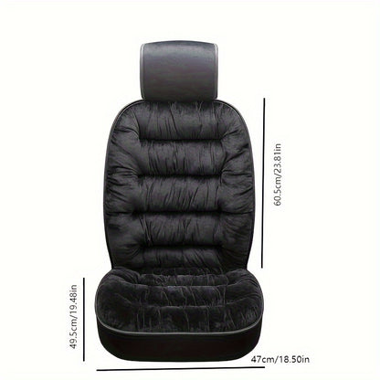 Car Seat Cushion Luxury Winter Ultra-Soft Plush Extra Thick Seat Cover