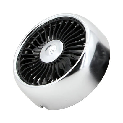 Car Fan USB Air Outlet  3 Speed Adjustment 360° Rotation