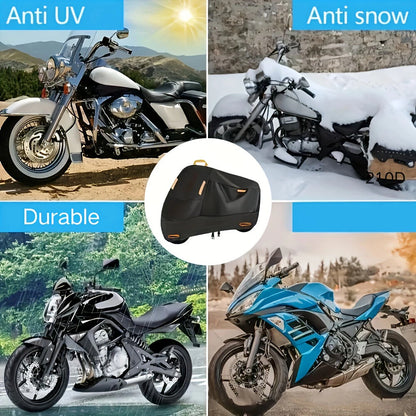Motorcycle Rainproof Sunscreen Anti-UV Thickened Oxford Cloth Dust Cover