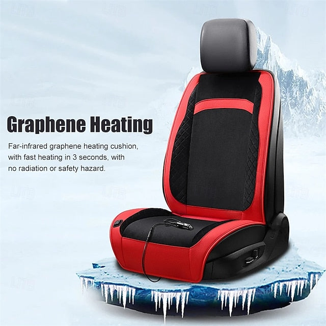 Car Heated Winter Warm Fast Heating Pad Washable Universal Seat Cushion