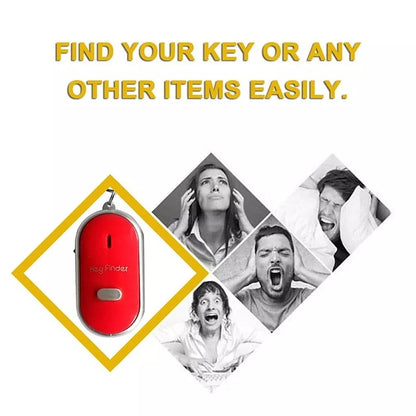 Key Finder Flashing Beeping Sound Control Alarm Anti-Lost Locator Finder