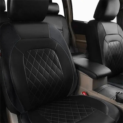 9 Pcs/Set Universal PU Leather Car Seat Covers Set Full Coverage Seat Protector