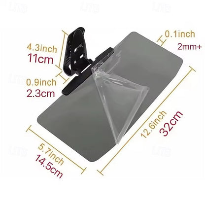 2 Pack Car Sun Visor Extender Anti-Glare 2 in 1 Driving Visor Windshield Sun Shade