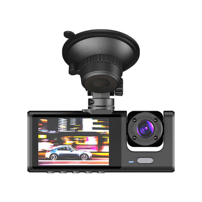 Car 2 Inch Dash Cam 3-way HD 1080P Three-lens Parking Monitor