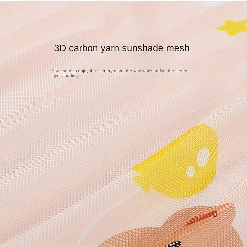 Car Side Window Curtains Privacy Double Layer Curtains Magnetic Sunshade