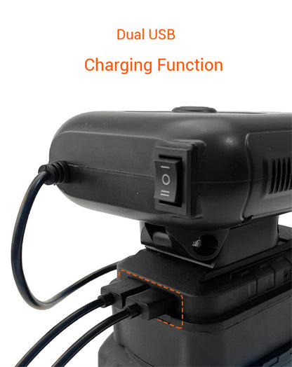 Car Rechargeable Portable  Adjustable Efficient Heat Fan Winter Essential