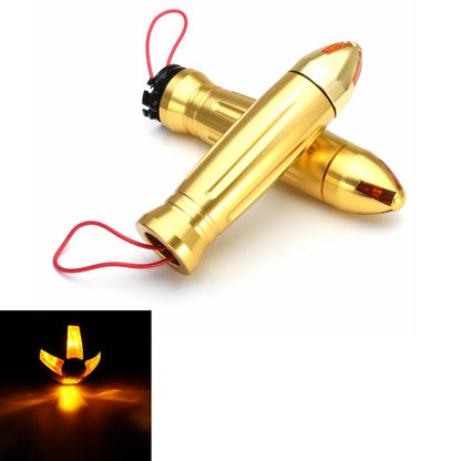 Motorcycle Aluminum Hand Grips Turn Signal Light for Harley/Yamaha/Honda/Suzuki 7/8inch